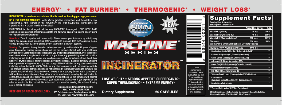 Incinerator Thermogenic